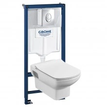 Комплект инсталляция и унитаз подвесной стандартные Grohe Rapid SL Dama Senso, белый (38721001R1)