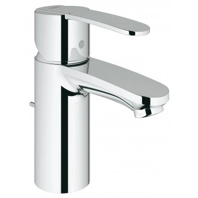Коллекция Grohe Смеситель для раковины GROHE Wave Cosmopolitan со сливным гарнитуром, EcoJoy (23202000)