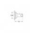 Крючок для банного халата GROHE Essentials Authentic, никель матовый (40656EN1) Крючок для банного халата GROHE Essentials Authentic, никель матовый (40656EN1)