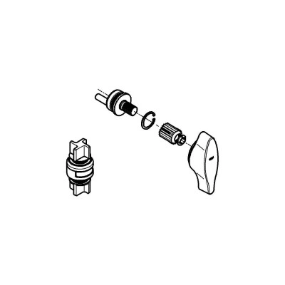 Переключатель GROHE (45048000) Переключатель GROHE (45048000)