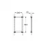 Панель для нетяжелых аксессуаров GROHE Rapid Pro (39039000) Панель для нетяжелых аксессуаров GROHE Rapid Pro (39039000)