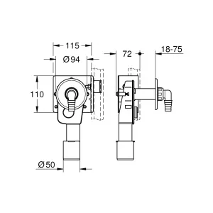 Слив для стиральной машины GROHE Rapid Pro (39040000) Слив для стиральной машины GROHE Rapid Pro (39040000)