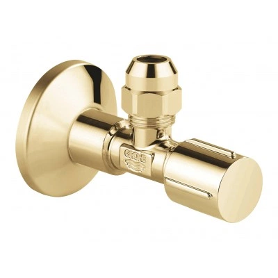 Вентиль угловой GROHE 1/2 дюйма-3/8 дюйма, 1 шт, холодный рассвет, глянец (22039GL0)