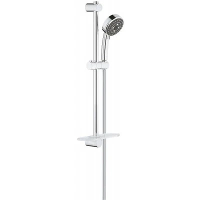 Душевой гарнитур GROHE QuickFix Vitalio Comfort 100 New III, 9,5 л/мин, 600 мм, с полочкой (26096000) Душевой гарнитур GROHE QuickFix Vitalio Comfort 100 New III, 9,5 л/мин, 600 мм, с полочкой (26096000)