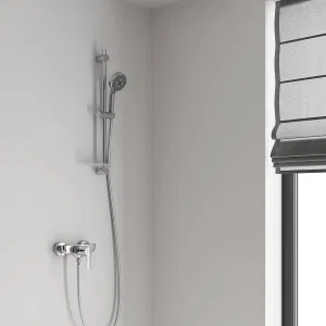 Душевой гарнитур GROHE QuickFix Vitalio Comfort 100 New III, 9,5 л/мин, 600 мм, с полочкой (26096000) Душевой гарнитур GROHE QuickFix Vitalio Comfort 100 New III, 9,5 л/мин, 600 мм, с полочкой (26096000)
