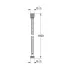 Душевой шланг GROHE VitalioFlex Metal, металлический, 1500 мм, хром (27502000) Душевой шланг GROHE VitalioFlex Metal, металлический, 1500 мм, хром (27502000)