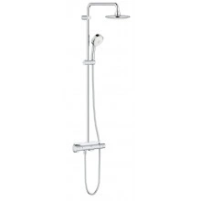 Душевая система GROHE Euphoria 190 с термостатическим смесителем и полочкой, хром (26249000)