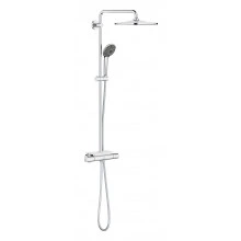 Душевая система с термостатом для настенного монтажа, GROHE Vitalio Joy 310, хром, (26401001)