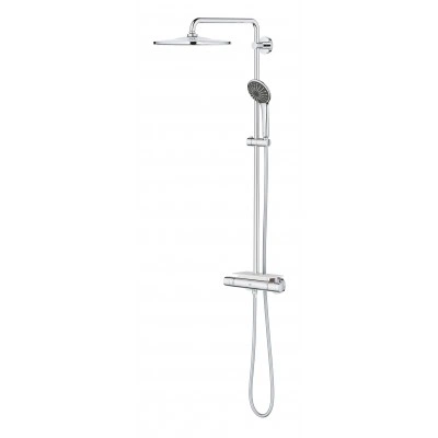 Душевая система с термостатом для настенного монтажа, GROHE Vitalio Joy 310, хром, (26401001) Душевая система с термостатом для настенного монтажа, GROHE Vitalio Joy 310, хром, (26401001)