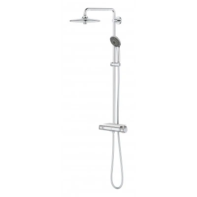 Душевая система с термостатом для настенного монтажа, GROHE Vitalio Joy 260, QuickFix, хром, (26403002) Душевая система с термостатом для настенного монтажа, GROHE Vitalio Joy 260, QuickFix, хром, (26403002)