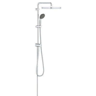 Душевая система Flex наружного монтажа с переключателем, GROHE QuickFix Vitalio Start System 250 Cube, хром, (26698000) Душевая система Flex наружного монтажа с переключателем, GROHE QuickFix Vitalio Start System 250 Cube, хром, (26698000)