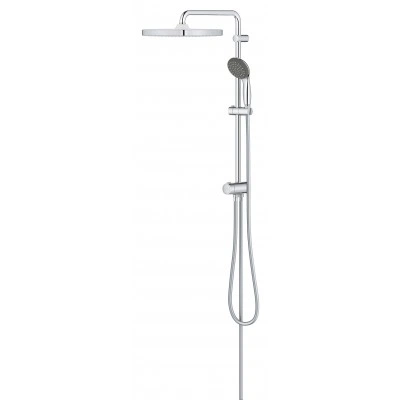 Душевая система Flex наружного монтажа с переключателем, GROHE QuickFix Vitalio Start System 250 Cube, хром, (26698000) Душевая система Flex наружного монтажа с переключателем, GROHE QuickFix Vitalio Start System 250 Cube, хром, (26698000)