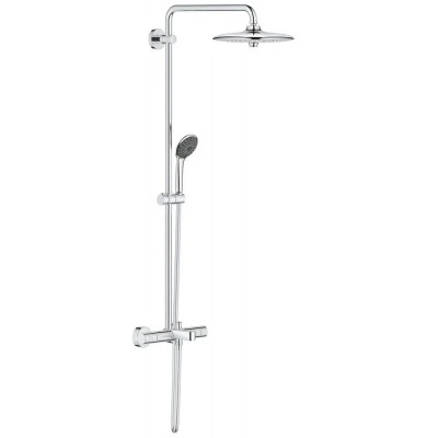 Душевая система GROHE Vitalio Joy 260 с термостатическим смесителем для ванны, хром (27860001) Душевая система GROHE Vitalio Joy 260 с термостатическим смесителем для ванны, хром (27860001)
