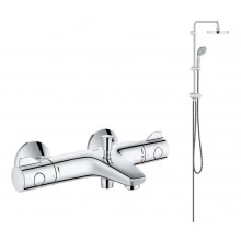 Душевая система для ванны GROHE New Tempesta 200 с термостатом (NB0032)