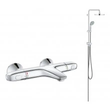 Душевая система для ванны GROHE New Tempesta 200 с термостатом (NB0034)