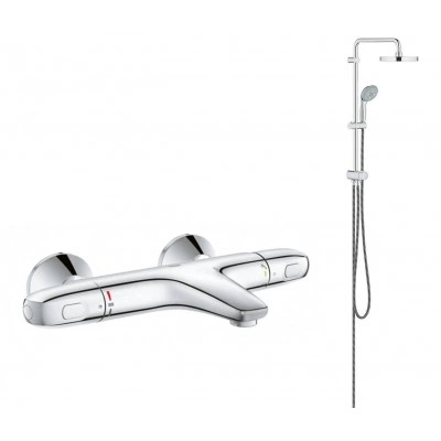 Душевая система для ванны GROHE New Tempesta 200 с термостатом (NB0034) Душевая система для ванны GROHE New Tempesta 200 с термостатом (NB0034)
