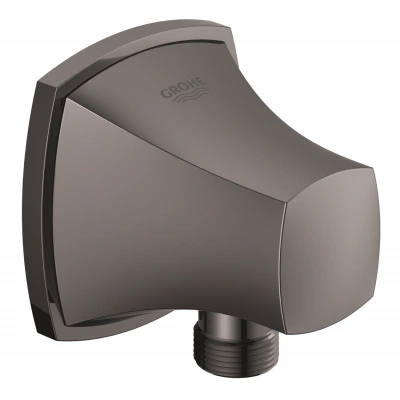 Подключение для душевого шланга GROHE Grandera, темный графит глянец (27970A00) Подключение для душевого шланга GROHE Grandera, темный графит глянец (27970A00)