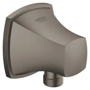 Подключение для душевого шланга GROHE Grandera, темный графит матовый (27970AL0) Подключение для душевого шланга GROHE Grandera, темный графит матовый (27970AL0)