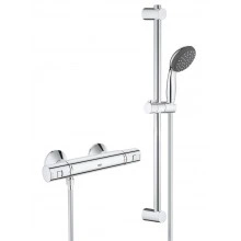 Термостатический смеситель для душа GROHE Precision Start с душевым гарнитуром, хром (34597000)