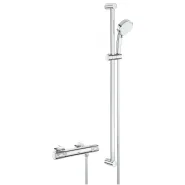 Термостат для душа GROHE Grohtherm 1000 Performance + Душевой гарнитур Tempesta Cosmopolitan 100, хром (34784000)
