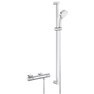 Термостат для душа GROHE Grohtherm 1000 Performance + Душевой гарнитур Tempesta Cosmopolitan 100, хром (34784000) Термостат для душа GROHE Grohtherm 1000 Performance + Душевой гарнитур Tempesta Cosmopolitan 100, хром (34784000)