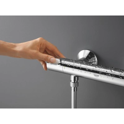 Термостат для душа GROHE QuickFix Precision Flow, настенный монтаж, хром (34840000) Термостат для душа GROHE QuickFix Precision Flow, настенный монтаж, хром (34840000)