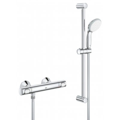 Термостат для душа GROHE QuickFix Precision Flow с душевым гарнитуром, хром (34841000) Термостат для душа GROHE QuickFix Precision Flow с душевым гарнитуром, хром (34841000)