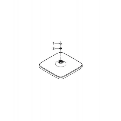 Верхний душ с одним режимом, GROHE Vitalio Comfort 250, хром, (26695000) Верхний душ с одним режимом, GROHE Vitalio Comfort 250, хром, (26695000)