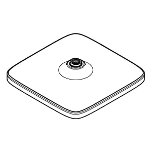 Верхний душ с одним режимом, GROHE Vitalio Comfort 250, хром, (26695000) Верхний душ с одним режимом, GROHE Vitalio Comfort 250, хром, (26695000)