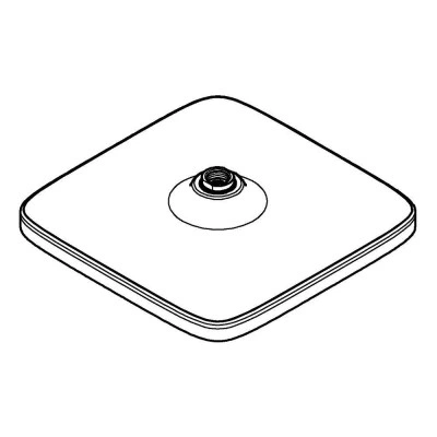 Верхний душ с одним режимом, GROHE Vitalio Comfort 250, хром, (26695000) Верхний душ с одним режимом, GROHE Vitalio Comfort 250, хром, (26695000)
