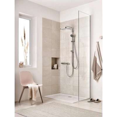 Верхний душ с одним режимом, GROHE Vitalio Comfort 250, хром, (26695000) Верхний душ с одним режимом, GROHE Vitalio Comfort 250, хром, (26695000)