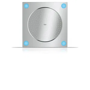 Верхний душ со встроенным источником света для систем GROHE F-digital deluxe, хром (27865000) Верхний душ со встроенным источником света для систем GROHE F-digital deluxe, хром (27865000)