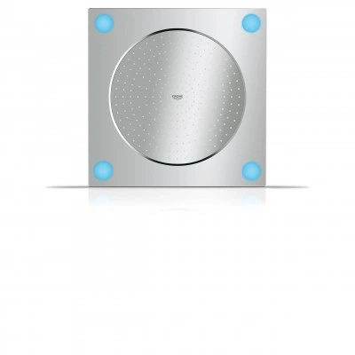 Верхний душ со встроенным источником света для систем GROHE F-digital deluxe, хром (27865000) Верхний душ со встроенным источником света для систем GROHE F-digital deluxe, хром (27865000)