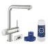 Смеситель для кухни, GROHE Blue Pure Minta, стартовый комплект, суперсталь, (30382DC0) Смеситель для кухни, GROHE Blue Pure Minta, стартовый комплект, суперсталь, (30382DC0)