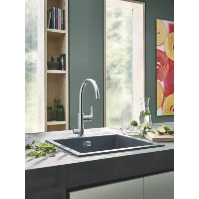 Смеситель для кухни GROHE Blue Pure Eurosmart, стартовый комплект, хром, (30384000) Смеситель для кухни GROHE Blue Pure Eurosmart, стартовый комплект, хром, (30384000)