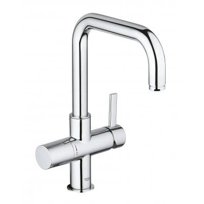 Смеситель для кухни GROHE Blue, с функцией фильтрации, хром, (31303000)
