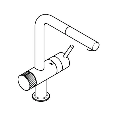 Смеситель однорычажный для мойки, с функцией очистки водопроводной воды, GROHE Blue Pure Minta, суперсталь, (31721DC0) Смеситель однорычажный для мойки, с функцией очистки водопроводной воды, GROHE Blue Pure Minta, суперсталь, (31721DC0)
