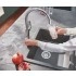 Смеситель для кухонной мойки GROHE Blue Pure BauCurve с функцией очистки водопроводной воды, хром (31722000) Смеситель для кухонной мойки GROHE Blue Pure BauCurve с функцией очистки водопроводной воды, хром (31722000)