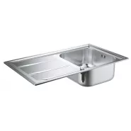 Мойка GROHE из нержавеющей стали с корзинчатым вентилем, оборачиваемая K400 45 -S 86/50 1.0 (31566SD0)