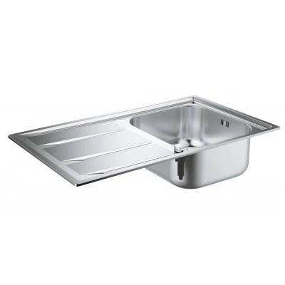 Мойка GROHE из нержавеющей стали с корзинчатым вентилем, оборачиваемая K400 45 -S 86/50 1.0 (31566SD0) Мойка GROHE из нержавеющей стали с корзинчатым вентилем, оборачиваемая K400 45 -S 86/50 1.0 (31566SD0)
