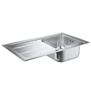 Мойка GROHE из нержавеющей стали с корзинчатым вентилем, оборачиваемая, 1 чаша, K400+ 45 -S 87,3/51,3 1.0 (31568SD0)