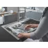 Мойка GROHE из нержавеющей стали с корзинчатым вентилем, расположение основной чаши слева, K1000 80-S 116/52 1.0 (31581SD0) Мойка GROHE из нержавеющей стали с корзинчатым вентилем, расположение основной чаши слева, K1000 80-S 116/52 1.0 (31581SD0)