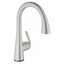 Смеситель сенсорный для кухни GROHE Zedra Touch, суперсталь (30219DC1)