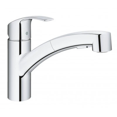 Смеситель однорычажный для мойки, GROHE Eurosmart, хром, (30305000) Смеситель однорычажный для мойки, GROHE Eurosmart, хром, (30305000)