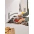 Смеситель однорычажный для мойки, GROHE Eurosmart, суперсталь, (30305DC0) Смеситель однорычажный для мойки, GROHE Eurosmart, суперсталь, (30305DC0)