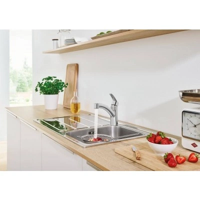 Смеситель для кухни GROHE QuickFix Start, с выдвижной лейкой, хром (30307000) Смеситель для кухни GROHE QuickFix Start, с выдвижной лейкой, хром (30307000)