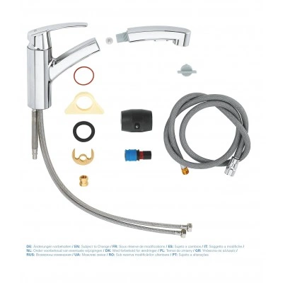 Смеситель для кухни GROHE QuickFix Start, с выдвижной лейкой, хром (30307000) Смеситель для кухни GROHE QuickFix Start, с выдвижной лейкой, хром (30307000)