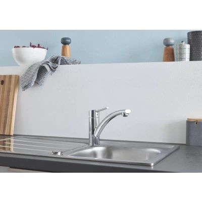 Смеситель для кухонной мойки GROHE Swift c низким изливом, хром (30358000) Смеситель для кухонной мойки GROHE Swift c низким изливом, хром (30358000)