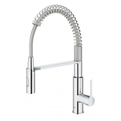 Смеситель однорычажный для мойки DN 15 GROHE Get, хром (30361000) Смеситель однорычажный для мойки DN 15 GROHE Get, хром (30361000)