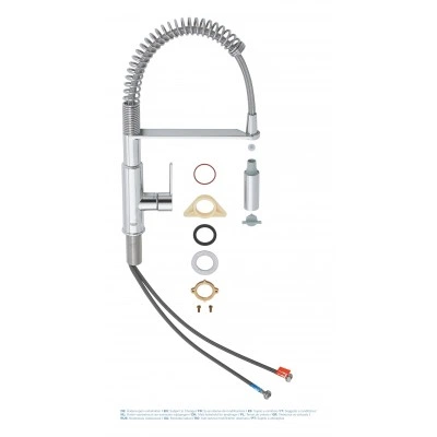 Смеситель однорычажный для мойки DN 15 GROHE Get, хром (30361000) Смеситель однорычажный для мойки DN 15 GROHE Get, хром (30361000)